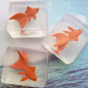 Goldfish soap LTD.  Goldfish soap party favors