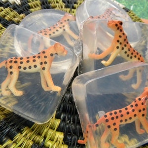 leopard soap favors