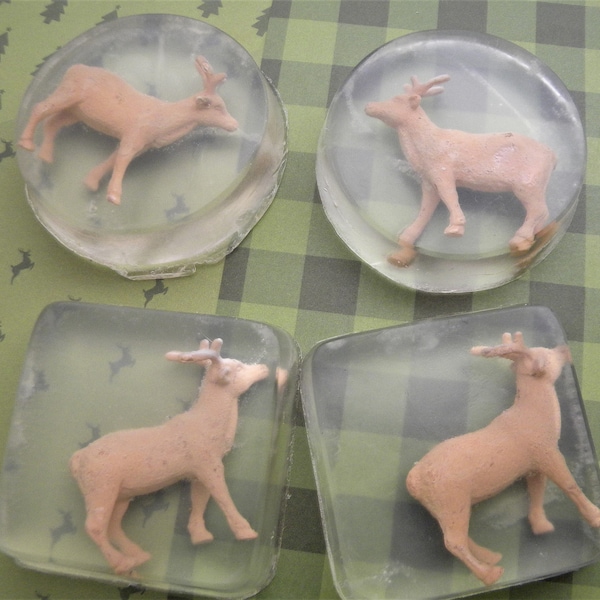 Deer soap party favor /  Reindeer soap / Elk/ Antelope party favors / John Deere theme