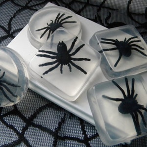 Spider Soap Favors / Halloween soap party favors image 1