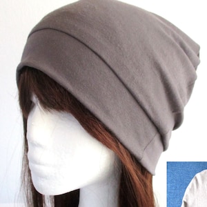 Jersey Cuff Beanie Sewing Pattern: Lightweight Summer Hat, 8 Sizes (PDF Pattern)