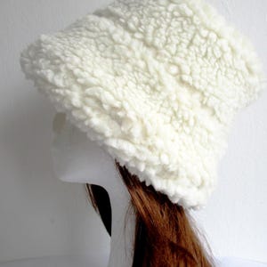 Winter Bucket Hat Sewing Pattern: Faux Sheepskin, 8 Sizes (PDF Pattern)