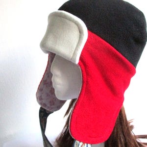 Fleece Trapper Hat Sewing Pattern: Lined Aviator Beanie, 9 Sizes (PDF Pattern)