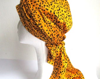 Headscarf Sewing Pattern, Summer Turban for Alopecia (PDF Pattern, includes 7 sizes)
