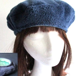 Minky Fleece Beret Sewing Pattern: Lined French Style Hat (PDF Pattern)