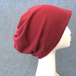 winter fall double layer slouchy jersey beanie hat sewing pattern pdf/ photo tutorial, women, men, girls, boys, 11 sizes