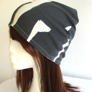 Wende-Jersey Mütze Schnittmuster: 8 Grössen, Frau/Mann/Mädchen (PDF)