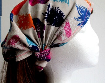 Reversible Summer Bandana Headband Sewing Pattern PDF: 7 Sizes