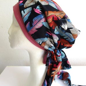 Viscose Rayon Head Scarf: Summer Chemo Scarf with Elastic, 4 Sizes (PDF Pattern)