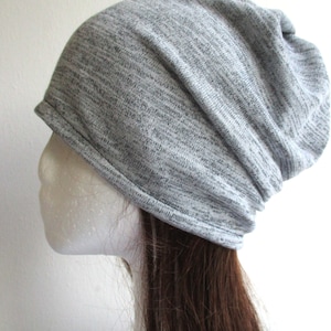 Slouchy Jersey Beanie Sewing Pattern: Ponytail Hat, Double Layer (PDF Pattern)