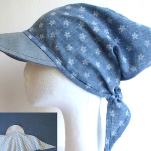 Baby Mädchen Visor Bandana Schnittmuster: Sommer Halstuch aus Baumwolle (PDF)