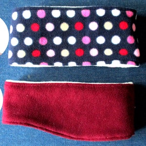 Reversible Fleece Headband & Ear Warmer Sewing Pattern: 11 Sizes (PDF Pattern)