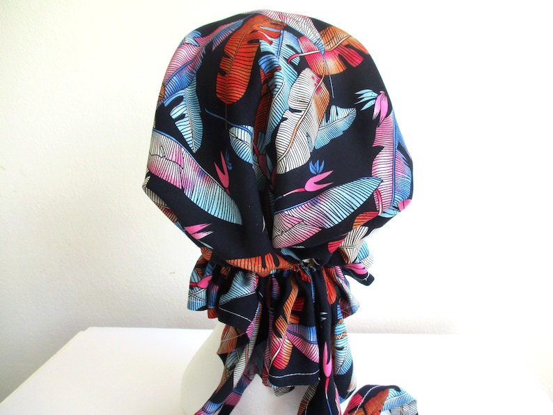 Download Women cancer chemo head scarf with elastic sewing pattern pdf | Etsy