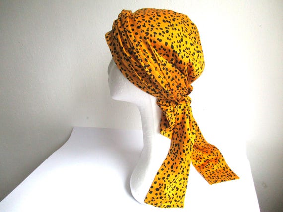 Headscarf Sewing Pattern, Summer Turban for Alopecia (PDF Pattern, includes 7 sizes)