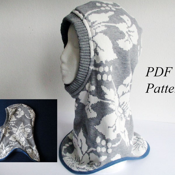 Balaclava Hood Pdf Sewing Pattern Etsy