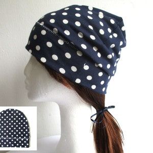 Bonnet d'été ample en jersey de chimio/ cancer 1 épaisseur/ casquette/ chapeau patron de couture pdf, 8 tailles, pour femme fille enfant homme