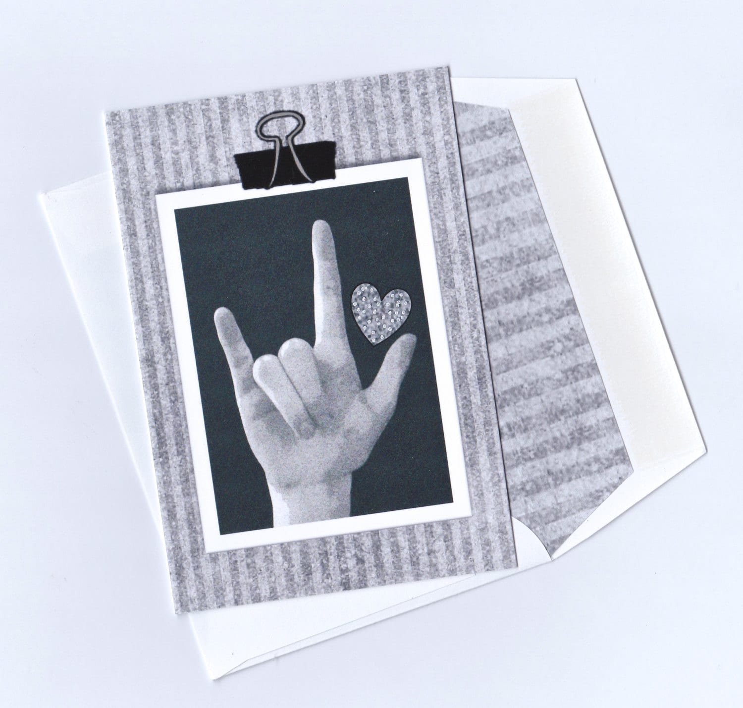 Asl I Love You American Sign Language B W Clipboard Blank Note Card Love Asl I Love You American Sign Language B W Clipboard Blank Note Card Love