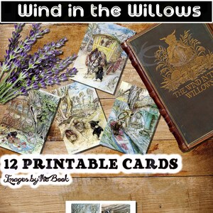 Wind in the Willows Prints, Stationery Set (digital Download) - Etsy