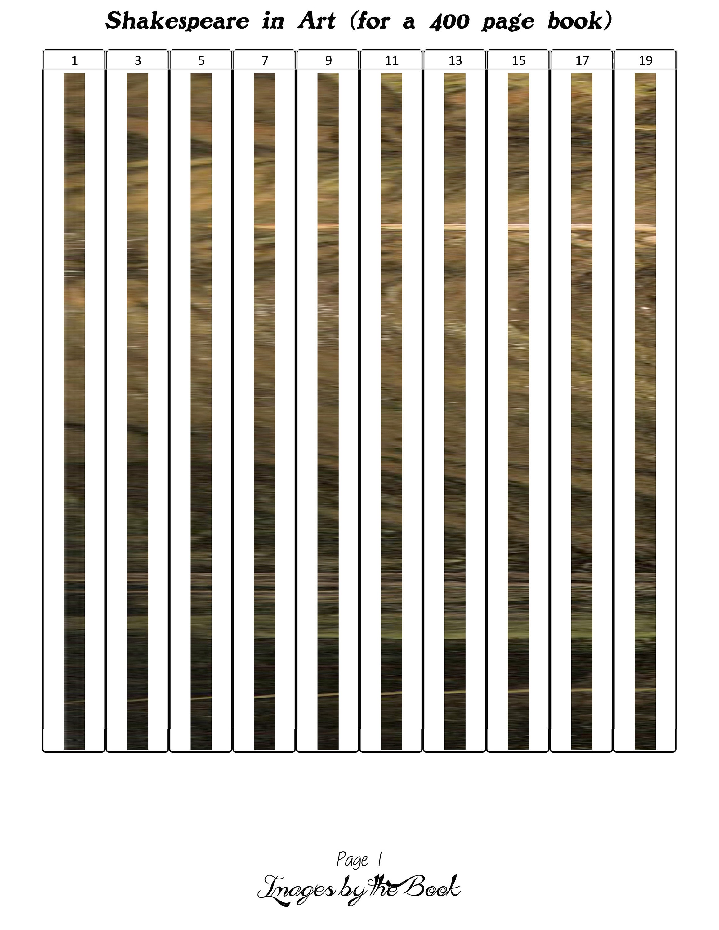 Shakespeare Art, Two Book Edge Art Patterns (digital Download) - Etsy