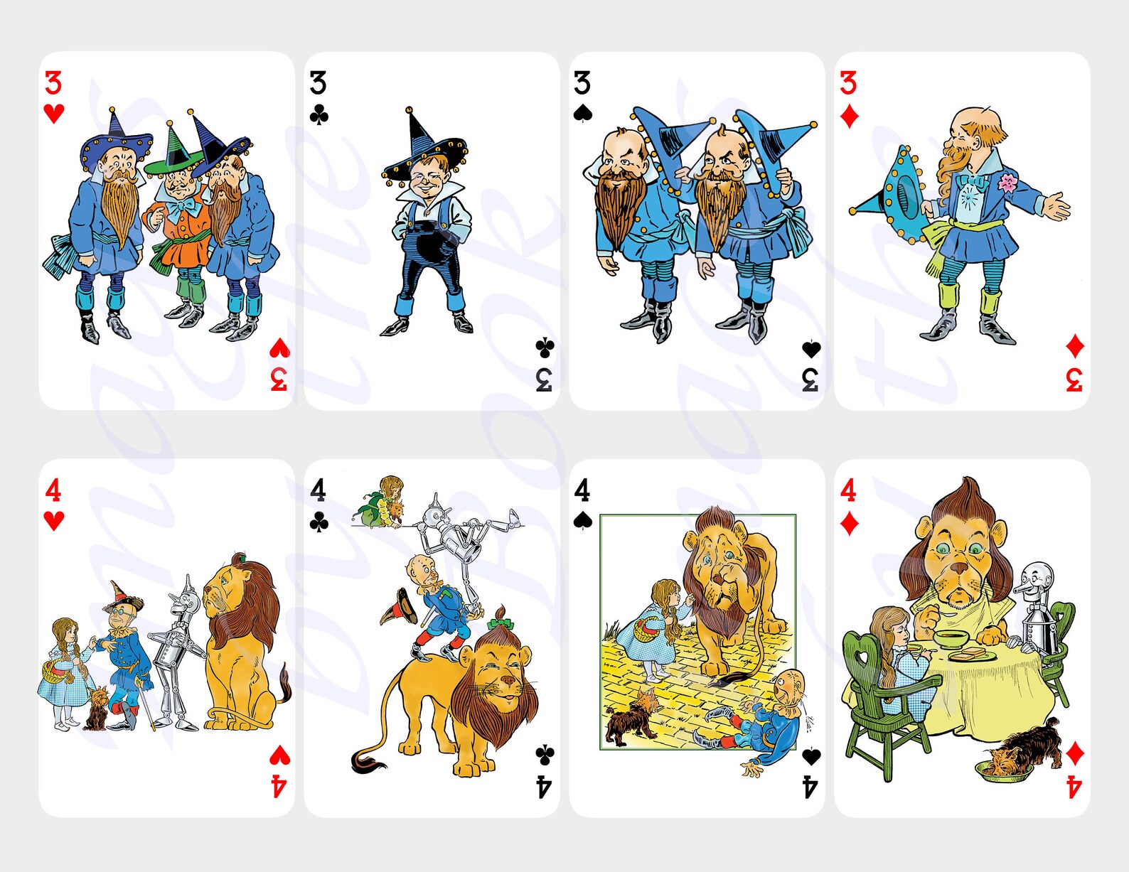 Wonderful Wizard of Oz, Playing Cards A Full Deck of Cards, Download
