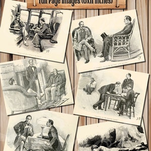 Kit de Ilustrações e Diário de Arte de Sherlock Holmes (Download Digital) imagem 4