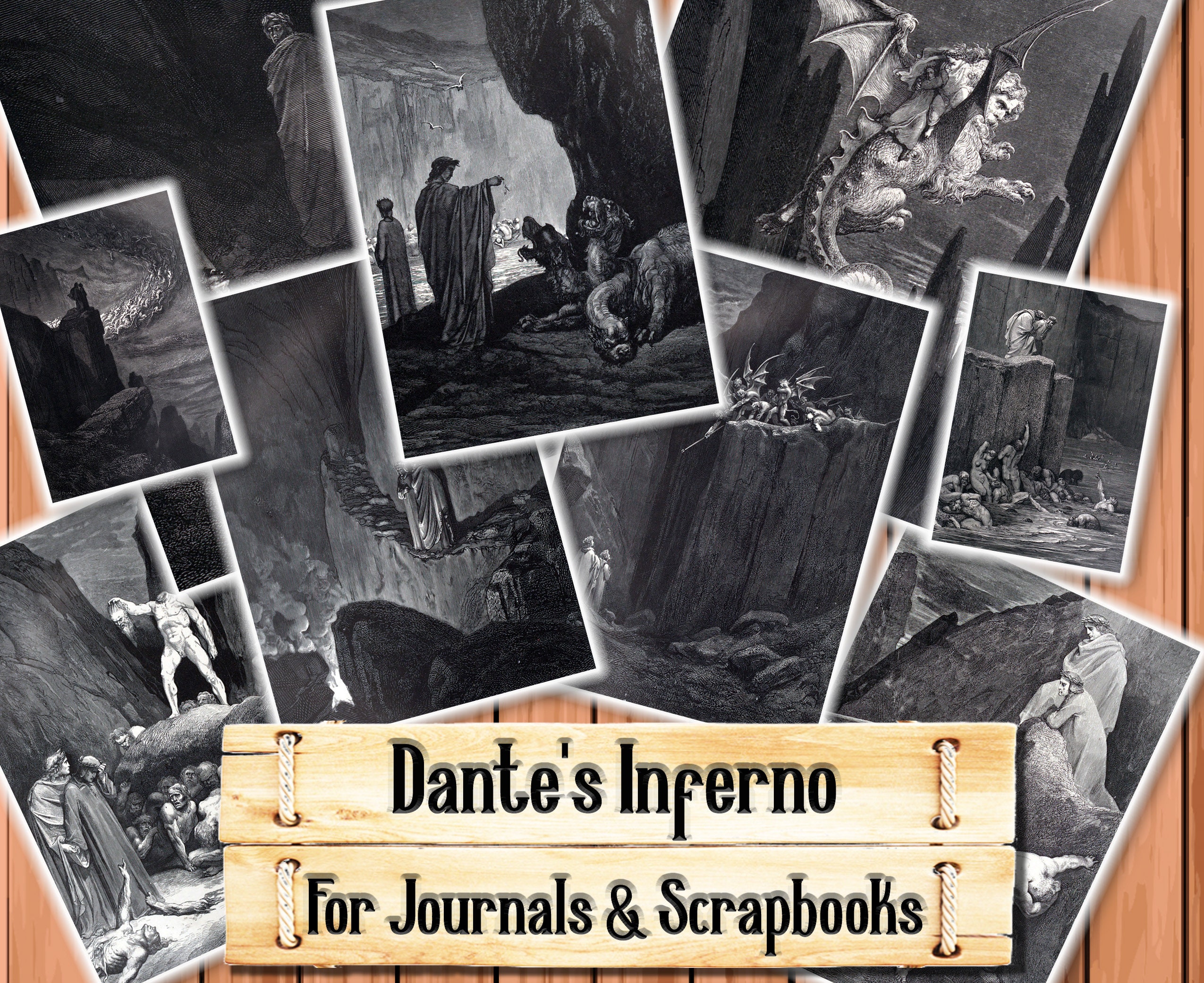 Dantes Inferno Art Print for Sale by Mengarda