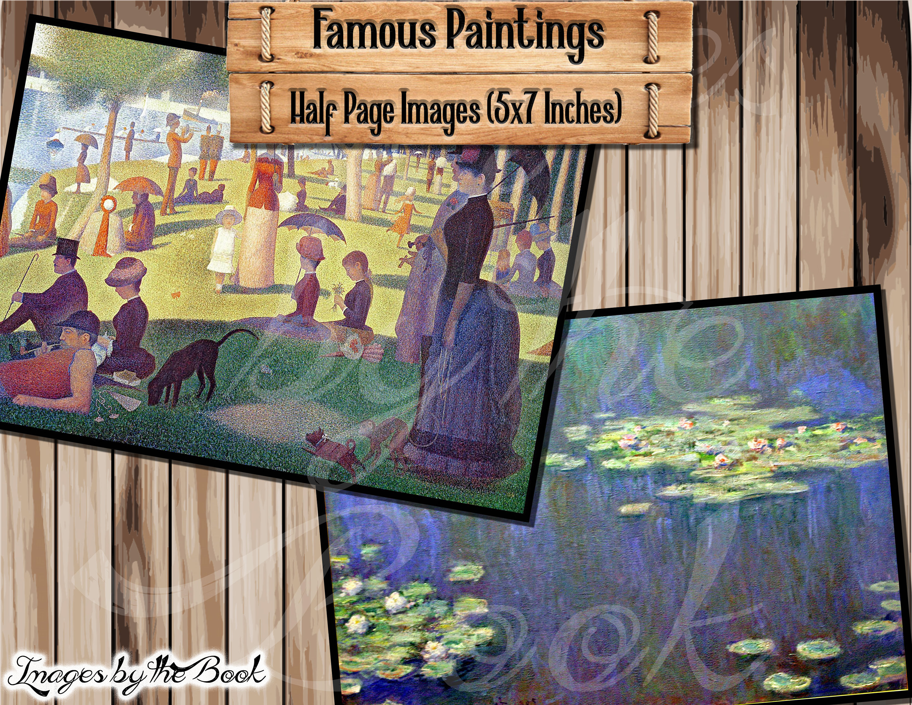 Famous Paintings Prints Junk Journal Kit Download und Druck Etsy.de