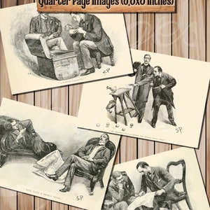 Kit de Ilustrações e Diário de Arte de Sherlock Holmes (Download Digital) imagem 8