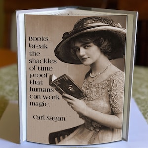 Vintage Photo, Reading Quote, Fore Edge Photo Strip Pattern, 2 patterns for the price of 1, Available for instant download upon purchase.