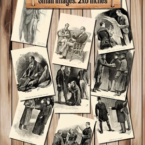 Kit de Ilustrações e Diário de Arte de Sherlock Holmes (Download Digital) imagem 10