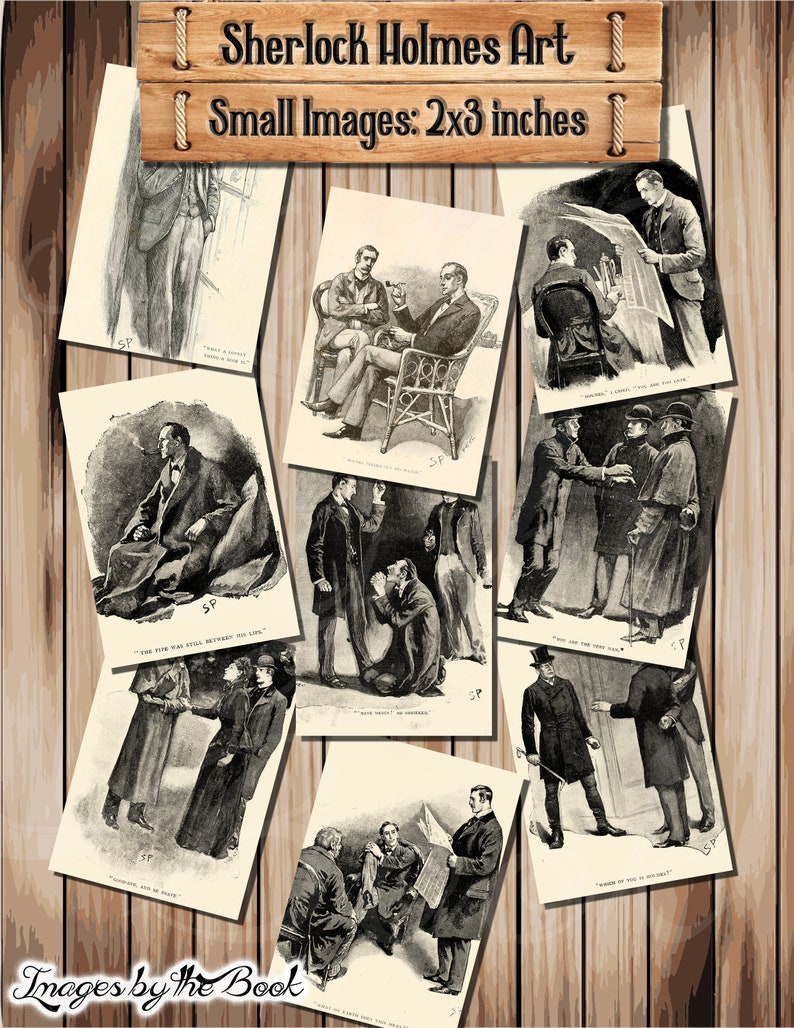 Kit de Ilustrações e Diário de Arte de Sherlock Holmes (Download Digital) imagem 10