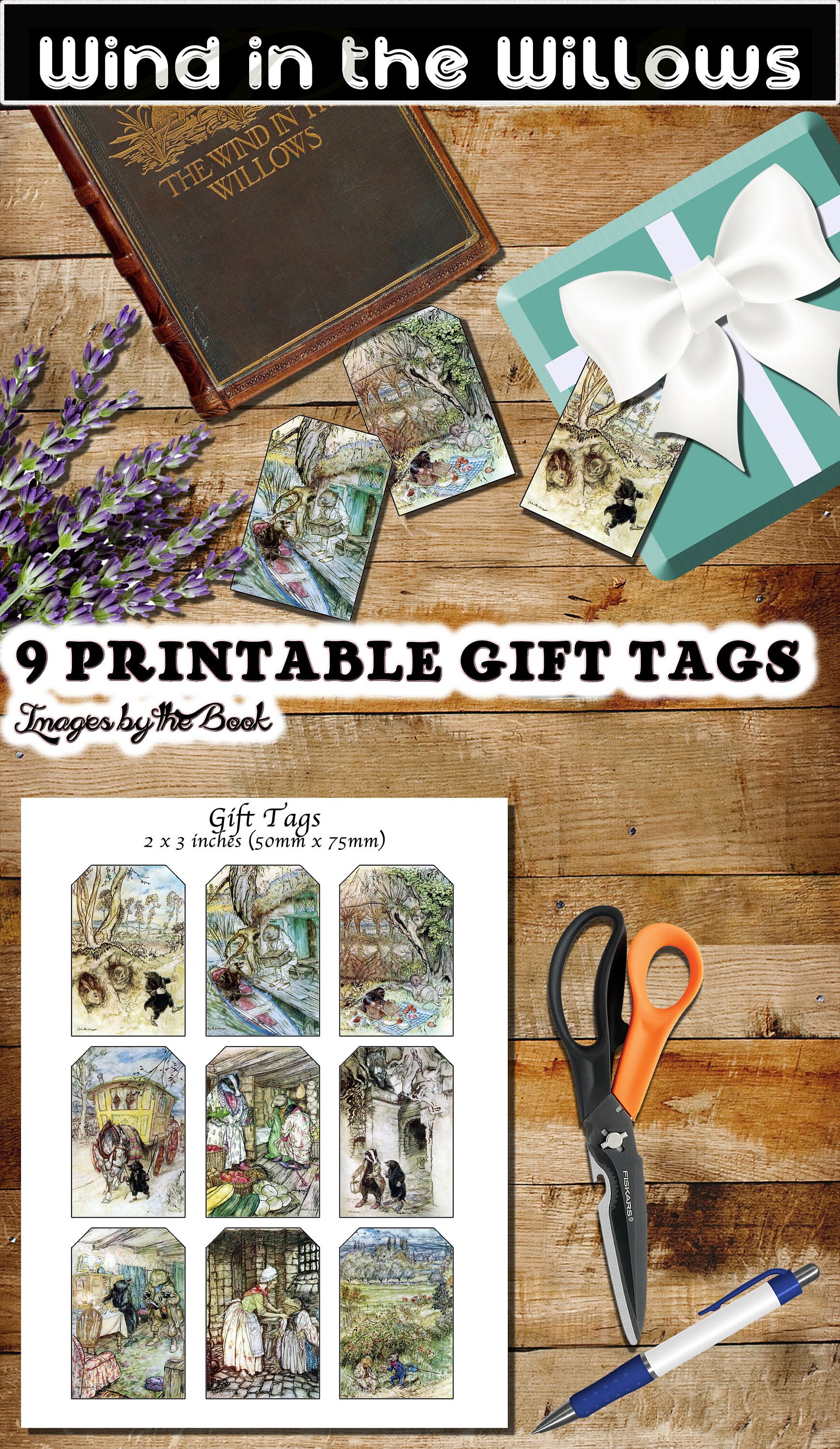 Wind in the Willows Prints, Stationery Set (digital Download) - Etsy