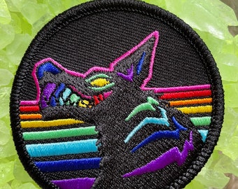 Pride Flag werewolf iron on patch