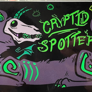 Cryptid Spotter bumper sticker