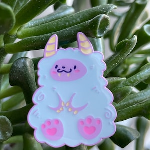 Cute yeti soft enamel pin