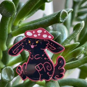 Cute púca soft enamel pin
