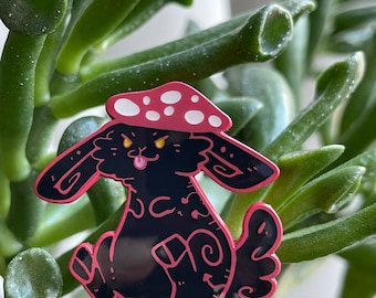 Cute púca soft enamel pin