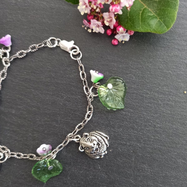 Guinea pig charm bracelet