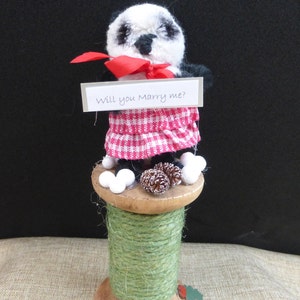 Will you Marry me? Christmas Panda