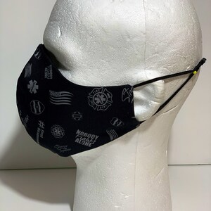 Adjustable Non Medical Mask with Insert pockets ear. If you like the head band style please message me.