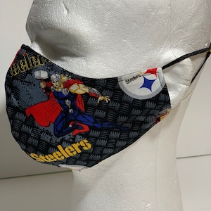 Adjustable Non Medical Mask with Insert pockets ear. If you like the head band style please message me.