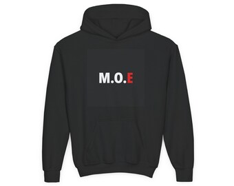 Kids Strongman Hoodie M.O.E Future Lifter Youth Hooded Sweatshirt Powerlifting Gift for Young Lifters
