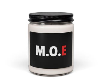 Strongman Scented Candle M.O.E Forge Soy Candle Christmas Warmth Powerlifting Holiday Gift for Lifters