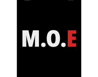Strongman Poster M.O.E Forge Gym Wall Art Powerlifting Motivational Poster Weightlifting Gift Home Gym Decor