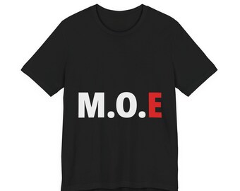 Strongman T-Shirt M.O.E Logo Tee Powerlifting Gym Shirt Weightlifting Gift Deadlift Shirt for Lifters