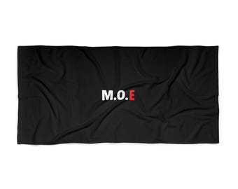 Strongman Beach Towel M.O.E Forge 30x60 Large Towel Powerlifting Gym Pool Gift for Lifters