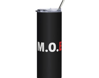 Strongman Tumbler M.O.E Forge 20oz Insulated Cup Powerlifting Gym Tumbler Weightlifting Gift for Lifters