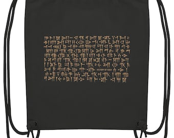 Persian Cuneiform  - Organic Gym-Bag