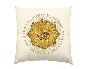 Cup of Hasanlu - Kissen natur 40x40cm