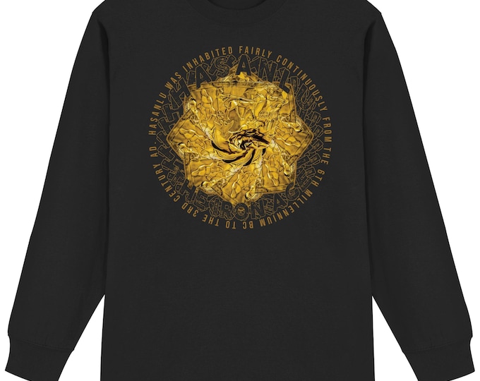 Featured listing image: Cup of Hasanlu - Organic Heavy Oversized Longsleeve T-Shirt